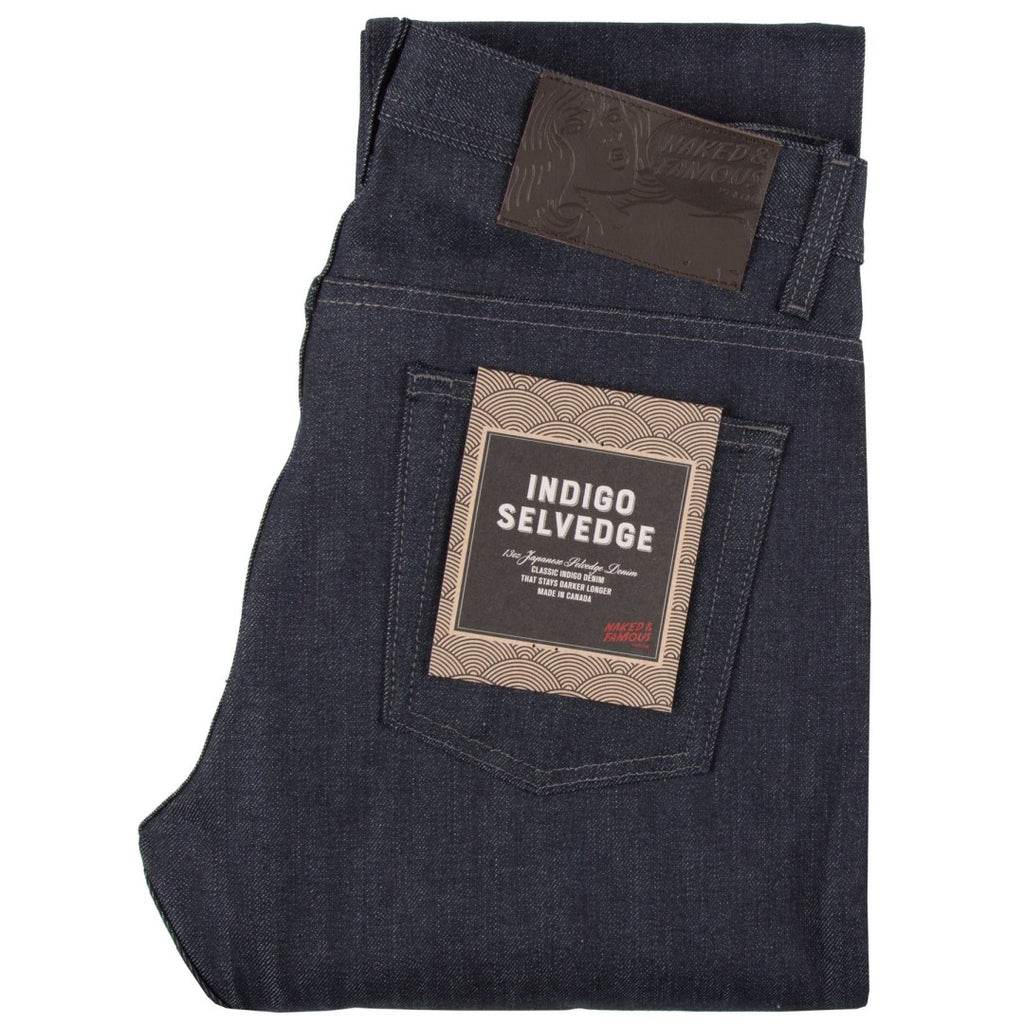 NAKED & FAMOUS INDIGO, WEIRD GUY FIT