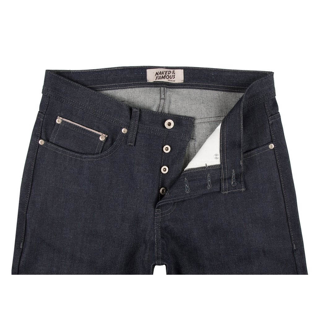 NAKED & FAMOUS INDIGO, WEIRD GUY FIT