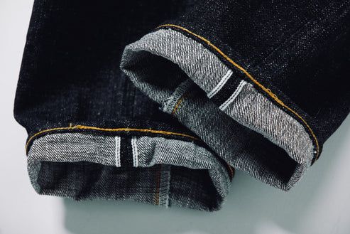 OMOTO 0411 15.5oz Slub Nep Denim - Slim Straight