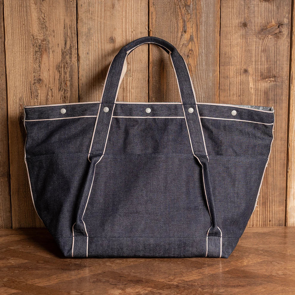 YAMANE INDUSTRIES Lot.9009 Denim Huge Tote 29"