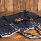 YAMANE INDUSTRIES Lot.9009 Denim Huge Tote 29"