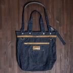 YAMANE INDUSTRIES Lot.9022 Denim 3 Way Zip Bag 21"
