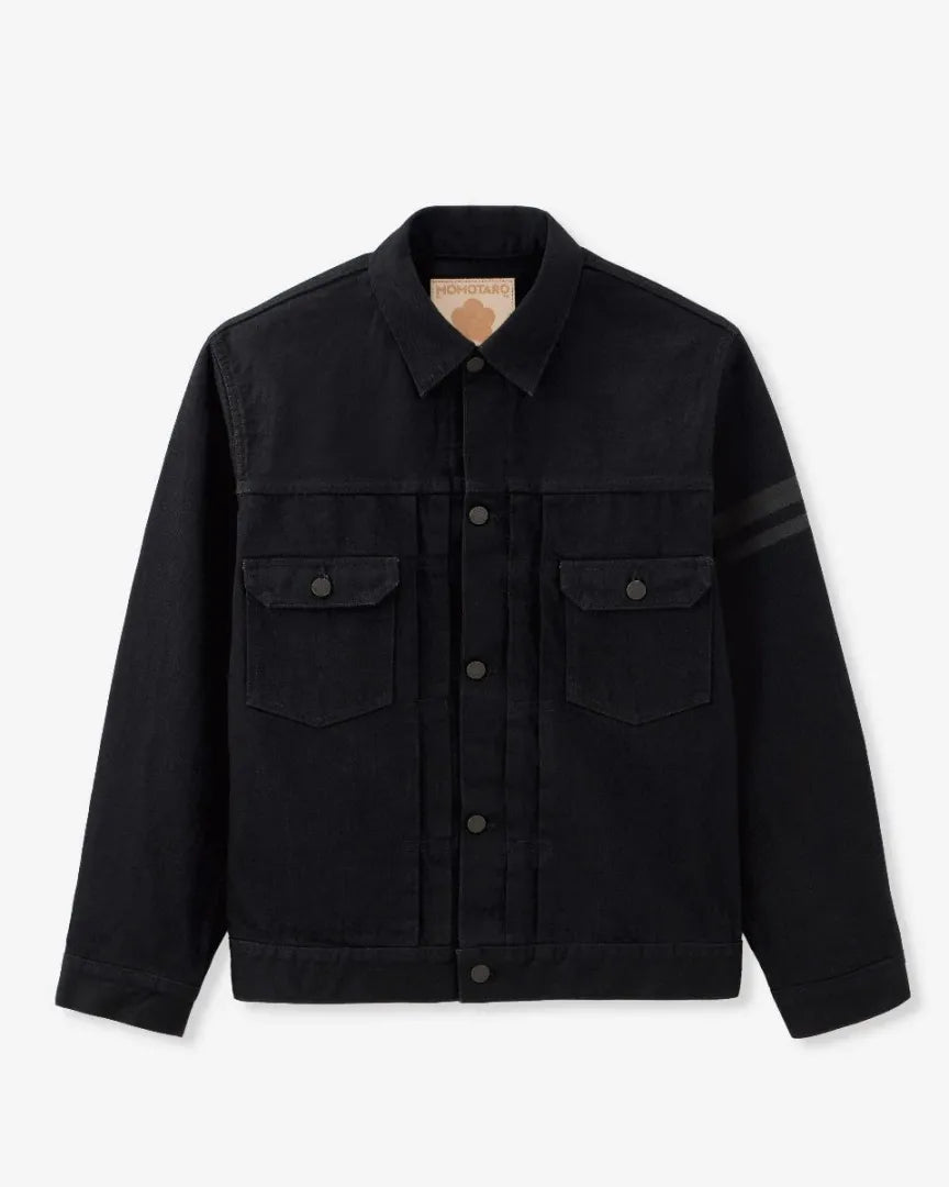 MOMOTARO CLASSIC DENIM JACKET (BLACK) MMGJ1102