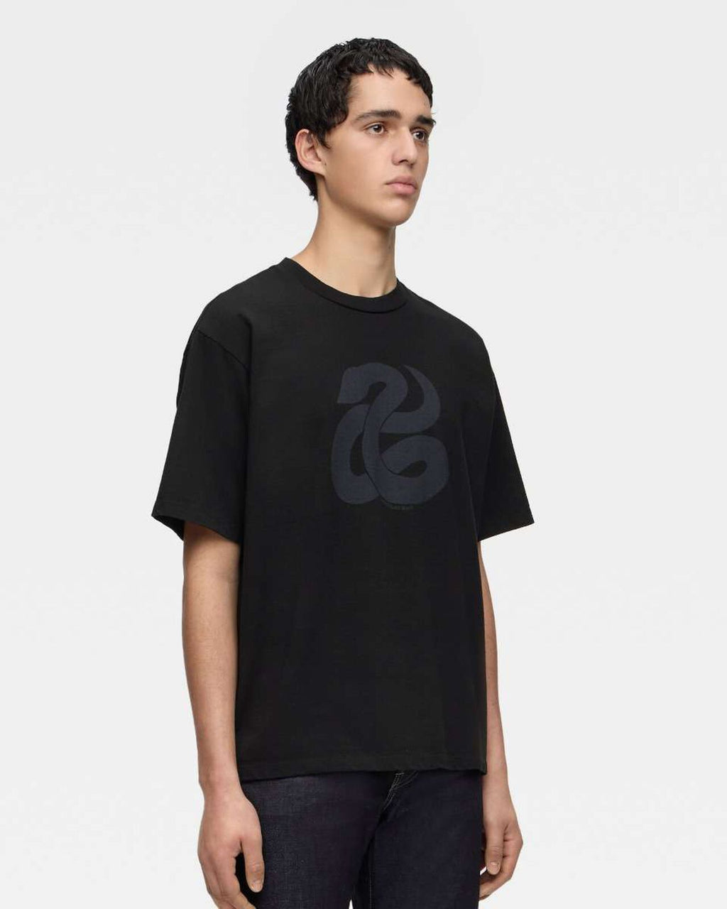MOMOTARO MXTS1043 HEAVY OUNCE S/S TEE - SNAKE BLK