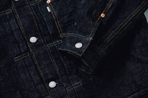 OMOTO 3211 15.5 Oz Slub Nep Denim Type 2 Jacket