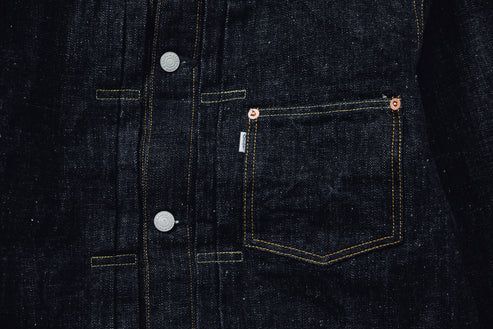 OMOTO 3111 15.5 Oz Slub Nep Denim Type 1 Jacket