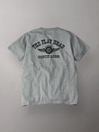 The Flat Head T-Shirt- Flying Wheel - FN-THC-202 GREY