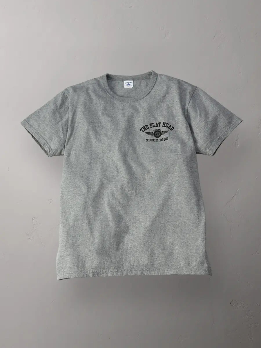 The Flat Head T-Shirt- Flying Wheel - FN-THC-202 GREY
