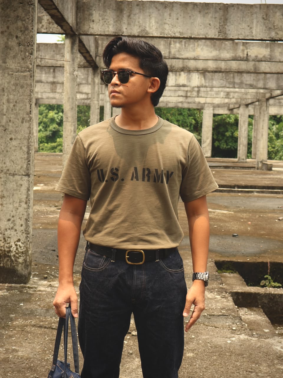 12 BATALLION Physical Training Tee 7.5 Oz