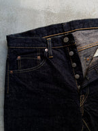 Pure Blue Japan 14 Oz Camel Core Denim Slim Straight Wash
