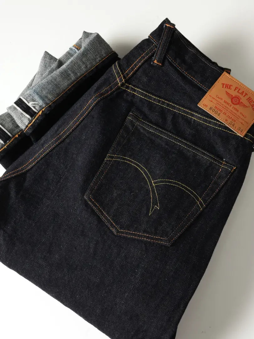 The Flat Head 18oz Wide Tapered Jeans FN-8004