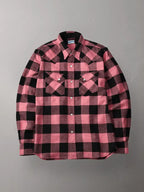 The Flat Head Shirt- Block Check Flannel Western FN-SNW-101L