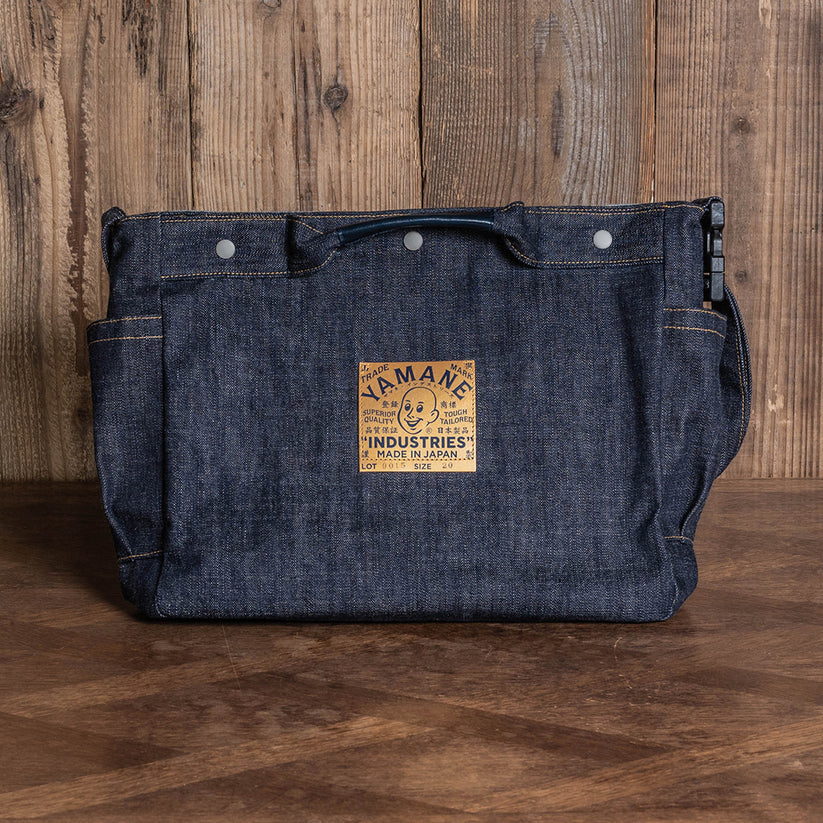 YAMANE INDUSTRIES Lot.9015 Denim Two-way Shoulder Bag 20"
