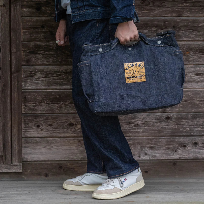 YAMANE INDUSTRIES Lot.9015 Denim Two-way Shoulder Bag 20"