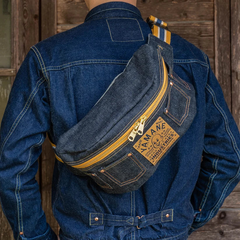 YAMANE INDUSTRIES Lot.9030 Denim Body Bag 13"