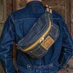 YAMANE INDUSTRIES Lot.9030 Denim Body Bag 13"