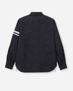 MOMOTARO TRIPLE STITCH DENIM SHIRT (TWO STRIPES)