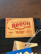 ROUGH Denim 14 Oz Black X Black