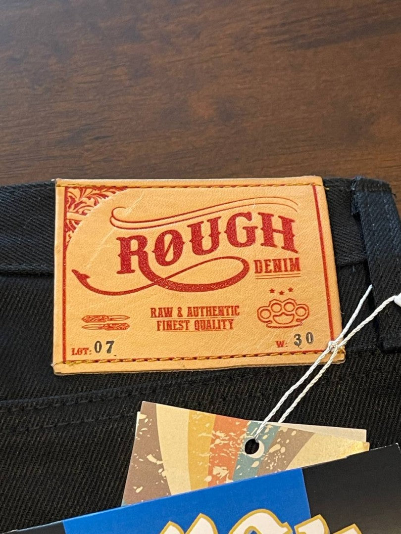 ROUGH Denim 14 Oz Black X Black