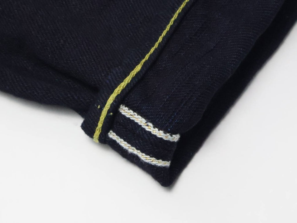 The Strike Gold SG5009ID Classic Double-Indigo Series 15oz Slub Selvedge Jeans - Slim Tapered