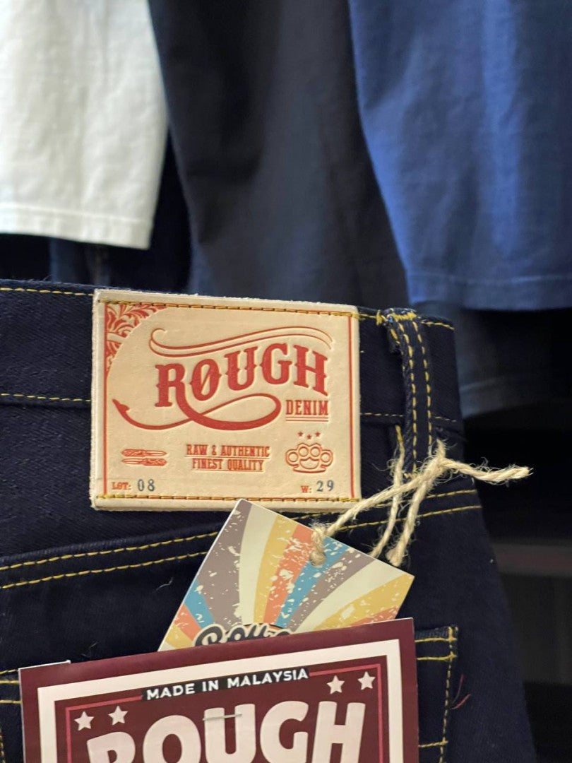 ROUGH Denim Maroon Weft 18 Oz