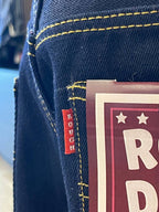 ROUGH Denim Maroon Weft 18 Oz