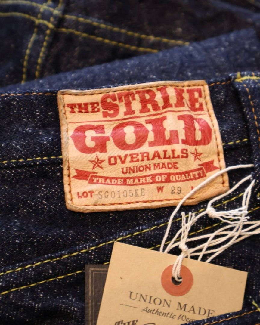 The Strike Gold SG0105KE "Keep Earth" 17oz Selvedge Jeans - Slim Straight