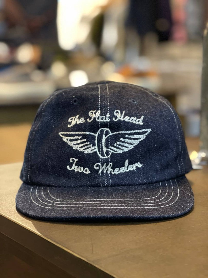 The Flat Head 12 Oz Tracker Cap Two Wheelers