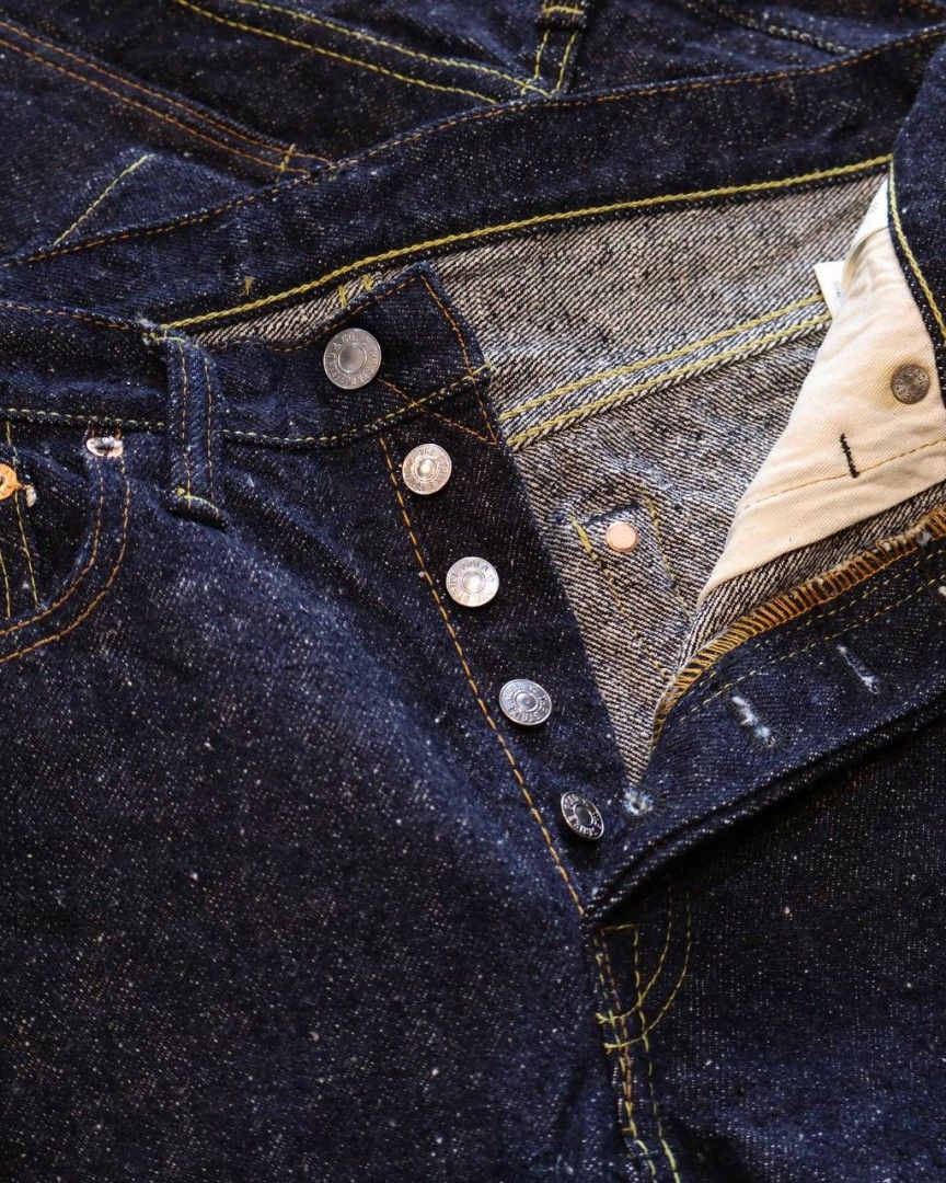 The Strike Gold SG0105KE "Keep Earth" 17oz Selvedge Jeans - Slim Straight