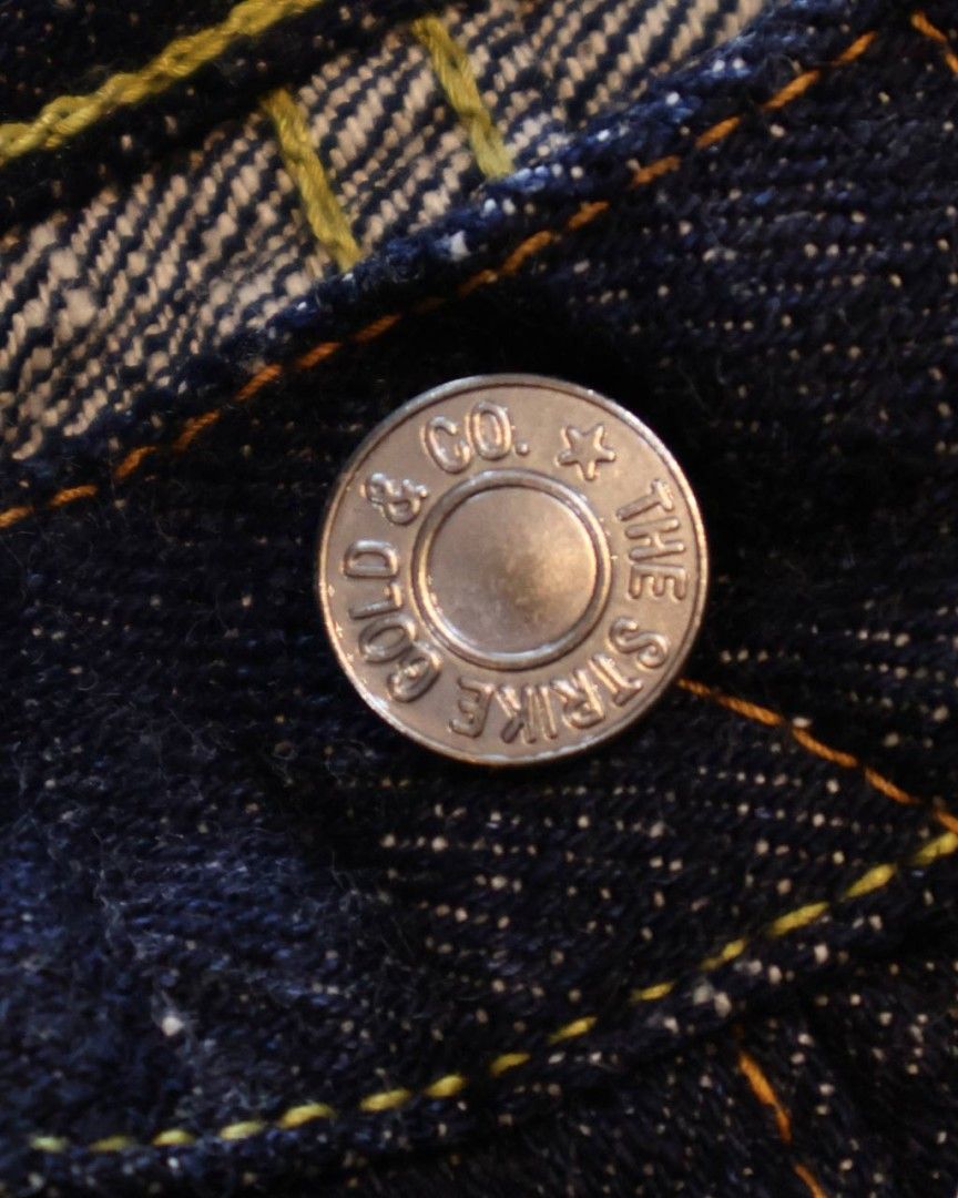 The Strike Gold SG0105KE "Keep Earth" 17oz Selvedge Jeans - Slim Straight