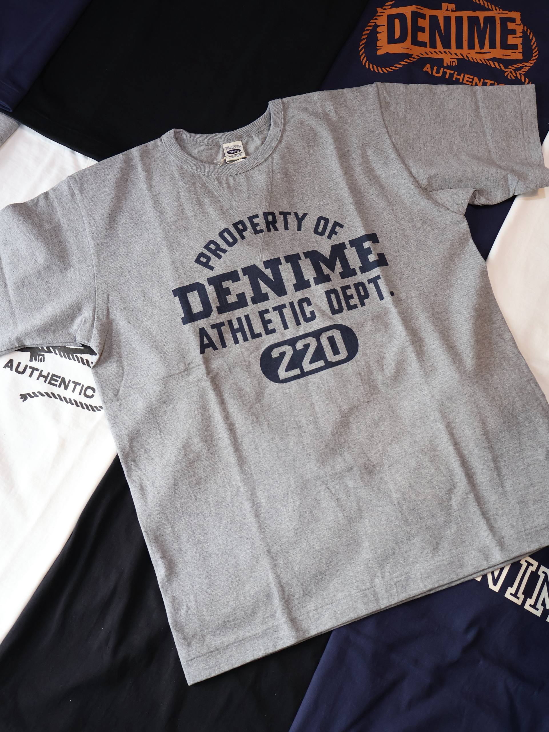 Denime Lot 275 T-Shirt Athletic Dept Heather Gray