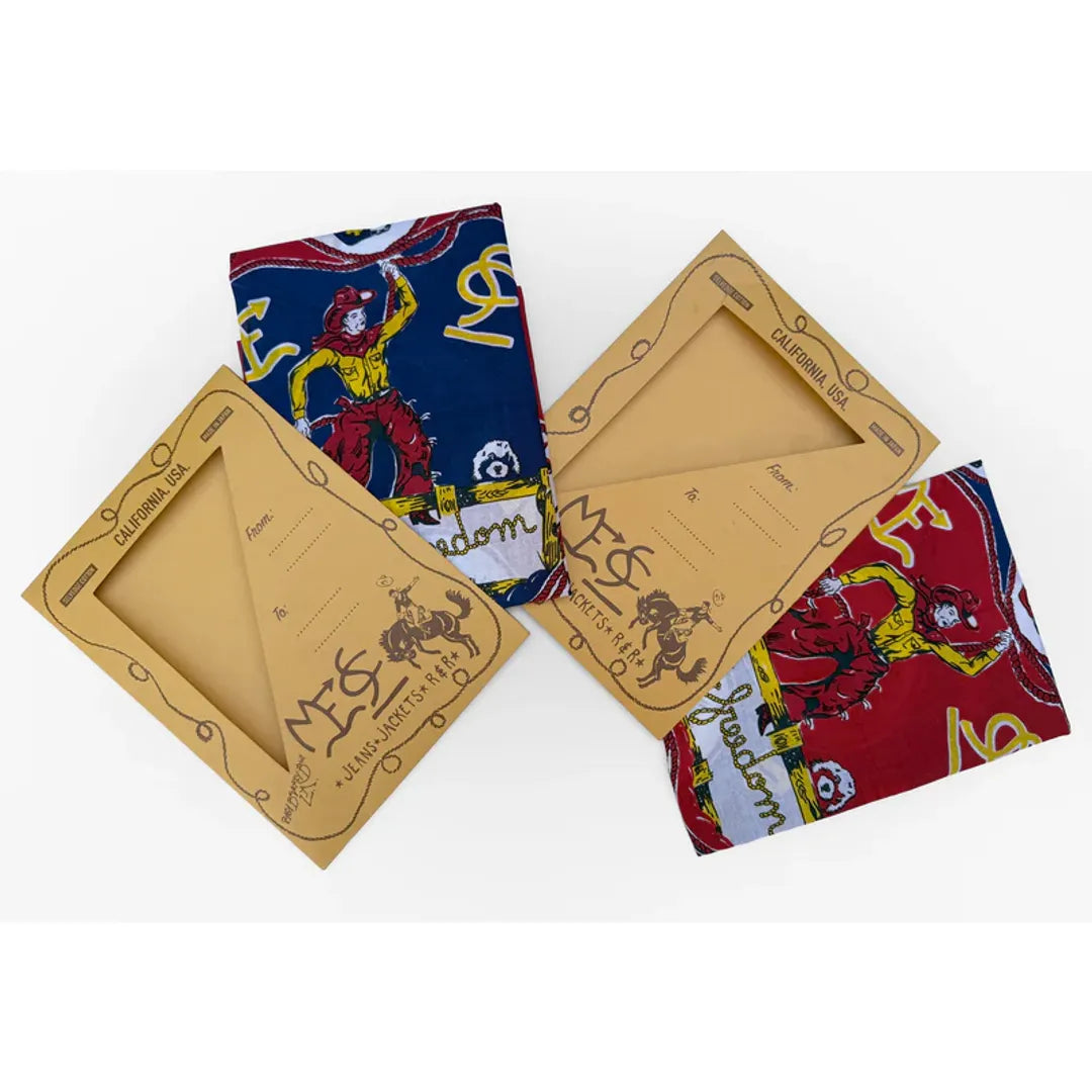 MISTER FREEDOM RANCH KERCHIEF "JV" - RED