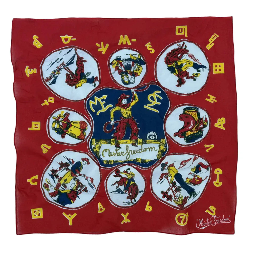 MISTER FREEDOM RANCH KERCHIEF "JV" - RED