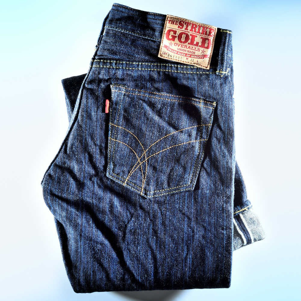 The Strike Gold Shower Slubby Series 16oz Selvedge Jeans - Slim Tapered SG8109