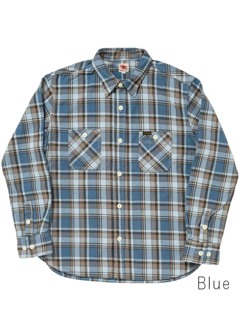 The Strike Gold Heavy Flannel Check Work Shirt SGS2402