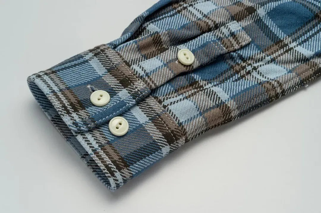 The Strike Gold Heavy Flannel Check Work Shirt SGS2402