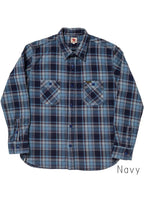 The Strike Gold Heavy Flannel Check Work Shirt SGS2402