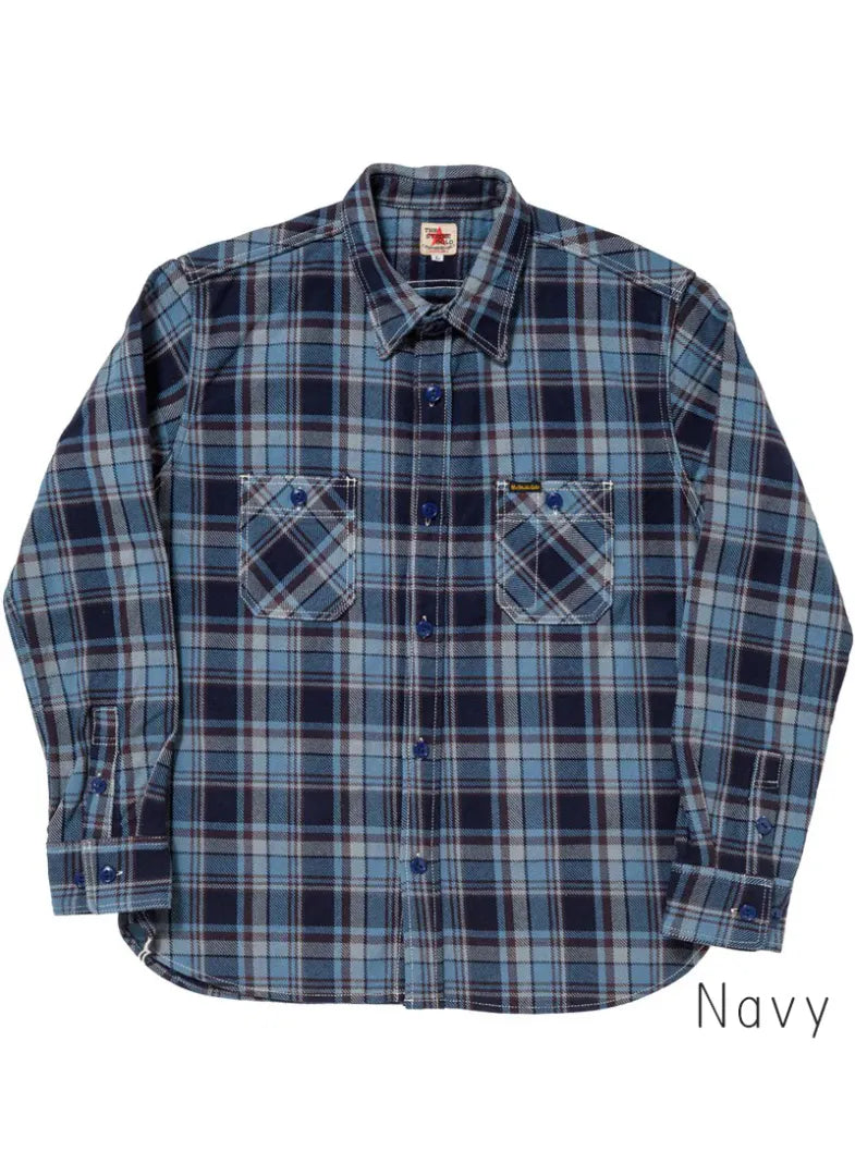The Strike Gold Heavy Flannel Check Work Shirt SGS2402