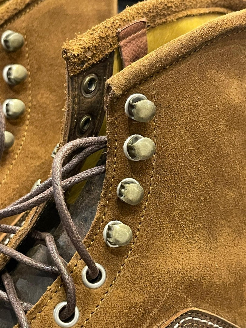 ROUGH BOOTS LACE TO TOE
