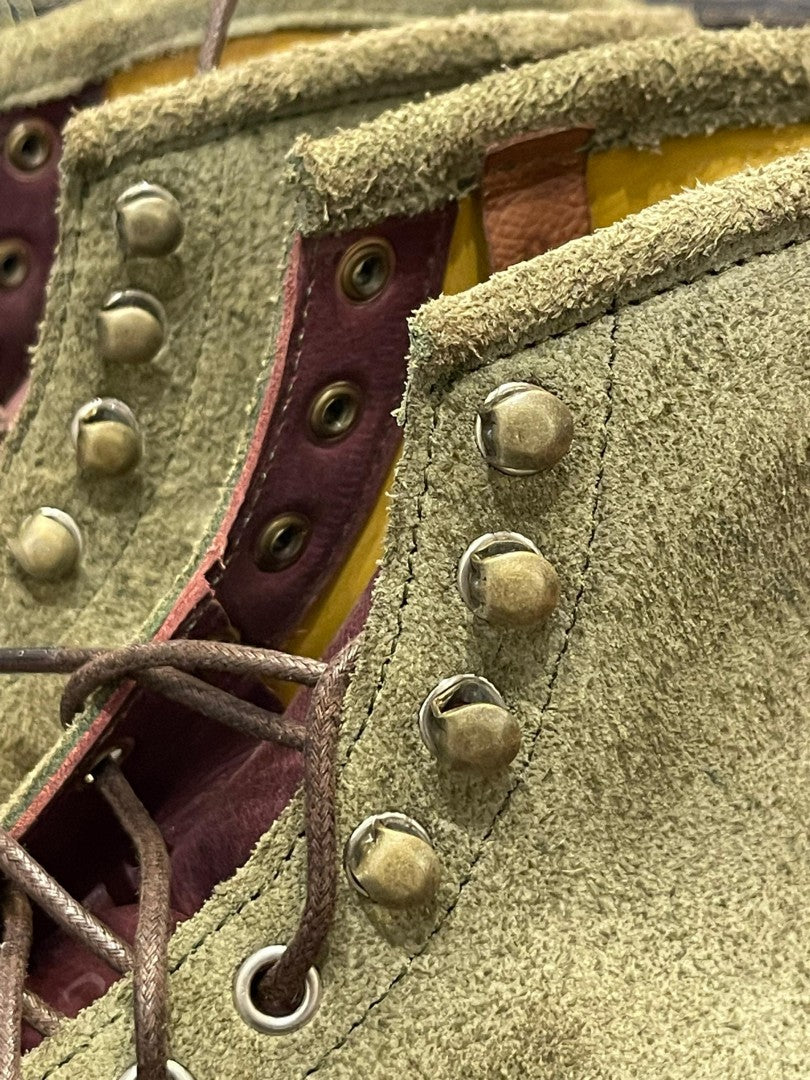 ROUGH BOOTS LACE TO TOE