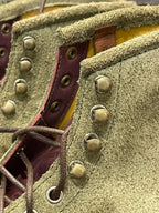 ROUGH BOOTS LACE TO TOE
