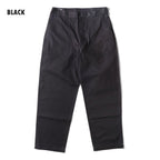 HOUSTON 10158 US ARMY HBT UTILITY TROUSERS (TAPERED) BLACK