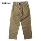 HOUSTON 10158 US ARMY HBT UTILITY TROUSERS (TAPERED) OLIVE
